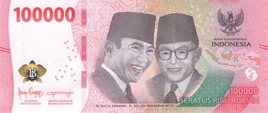 Indonesien 100.000 Rupiah 2022 p168